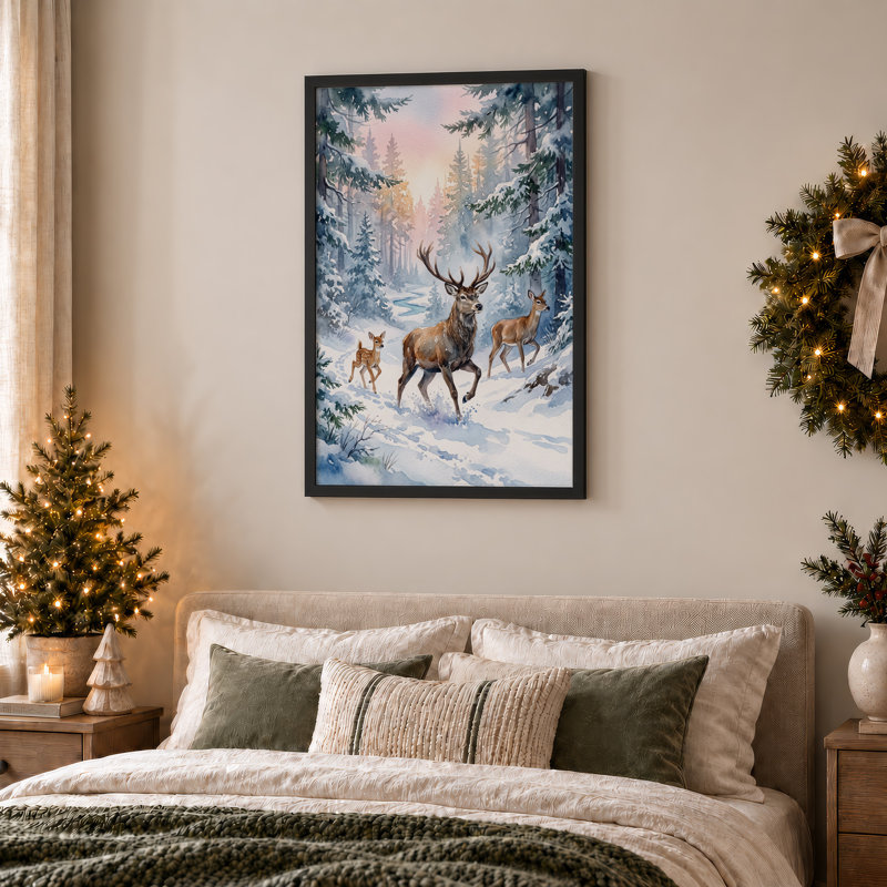 Art mural sur toile Brown, H 24 po x l 16 po
