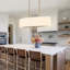 Lustre tambour 4 lumières 34,65 po Golden-327848827-328334622