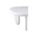 White High Gloss End Table