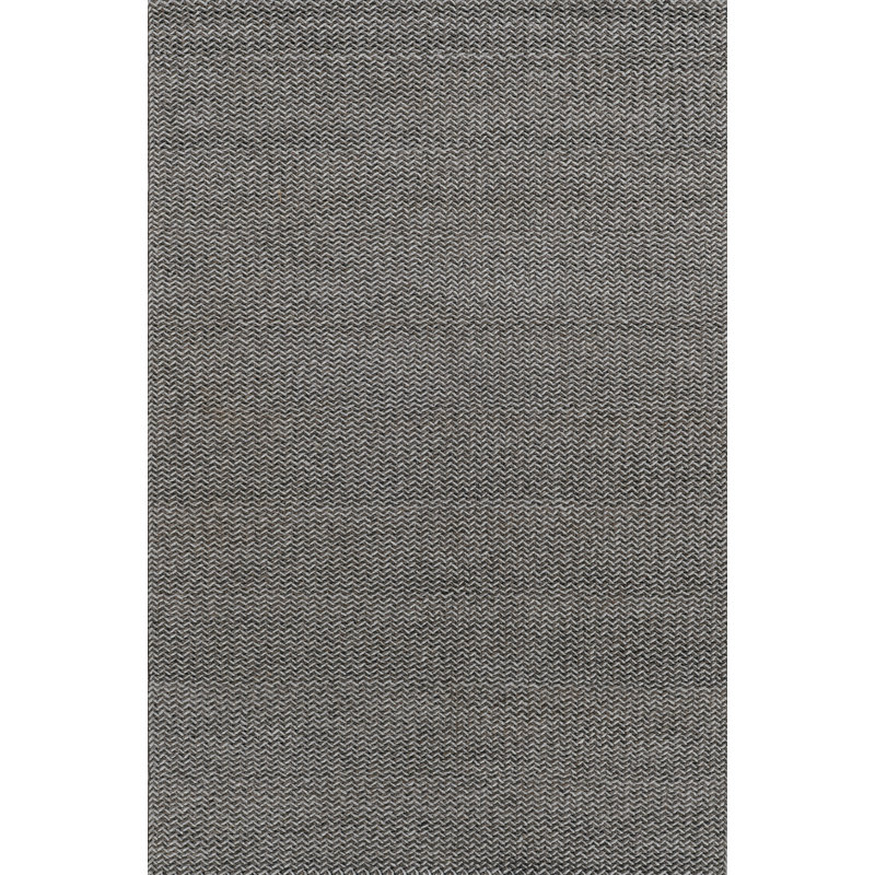 Tapis gris anthracite / gris Lale, Rectangle de 10 pi x 14 pi