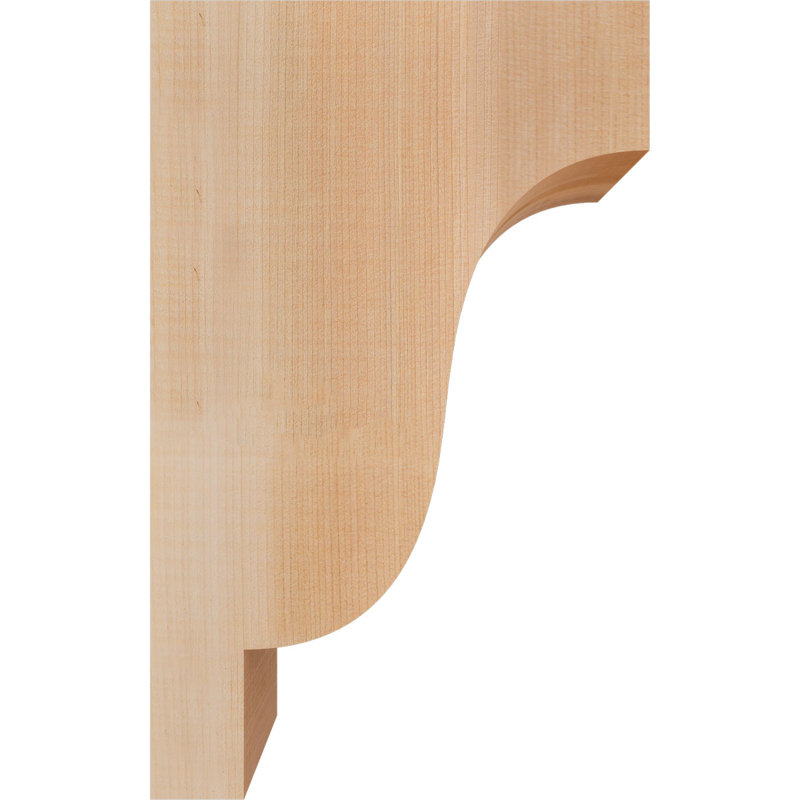 Newport Corbel, H 12 po x l 3,5 po x P 8 po, Cèdre rouge, Lisse