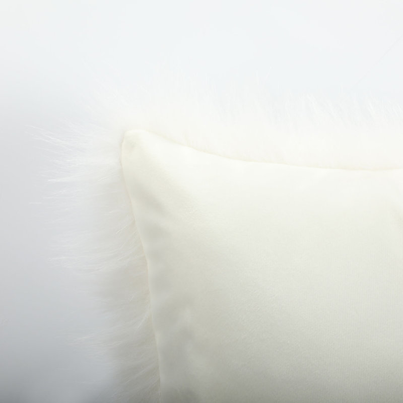 Housses de coussin Flafia, 16 po x 16 po, Blanc