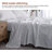 Linen Cotton Flat Sheet(	Linen,Cal King)-127119715-127119695