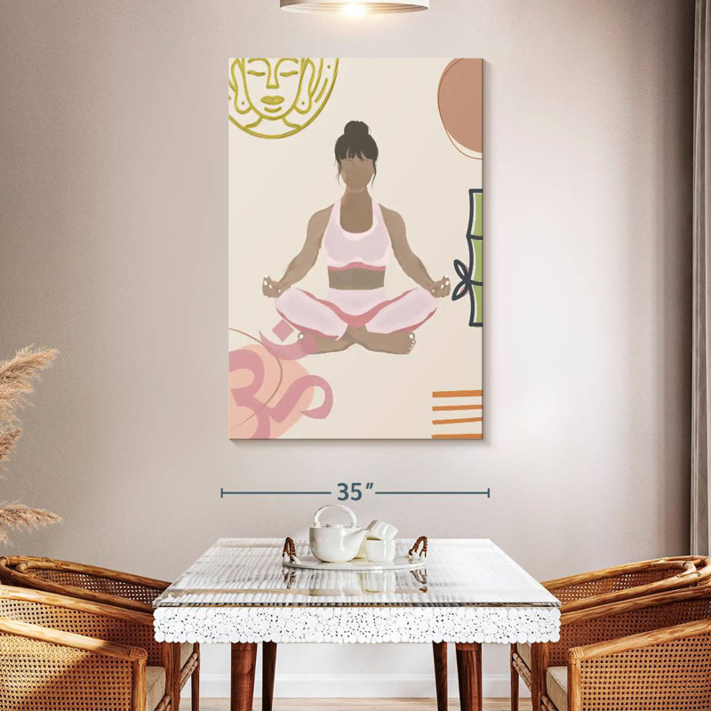 Senne Yoga Pose I, 51" H x 34" W