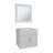Bathroom Set, Vanity Sink + Mirror, 2 Doors, 1 Mirror