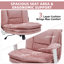 Chaise de bureau en chenille Criss-1351024501