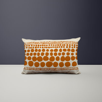 Ikom Polyester/Polyester Blend Lumbar Rectangular Indoor/Outdoor Pillow Cover & Insert