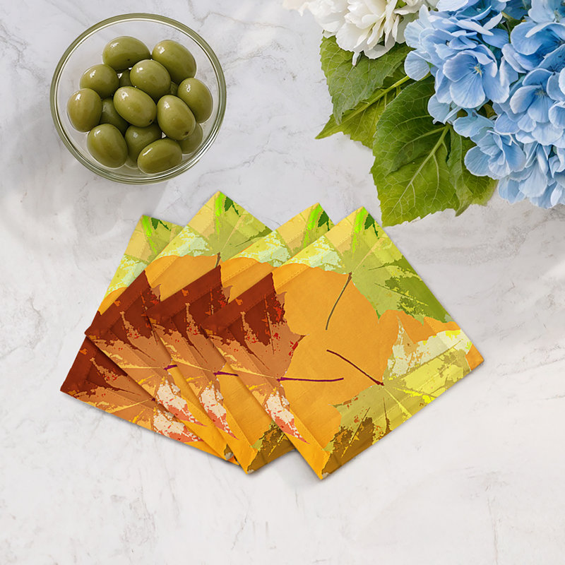 Square Napkins, Butternut