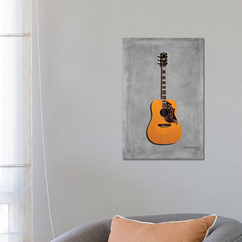 Gibson Hummingbird, 1968 by Mark Rogan - Wrapped Canvas Print, 66.04 cm H x 45.72 cm W x 1.91 cm D