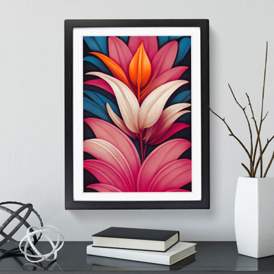 The Lively Flowers - Single Picture Frame Print