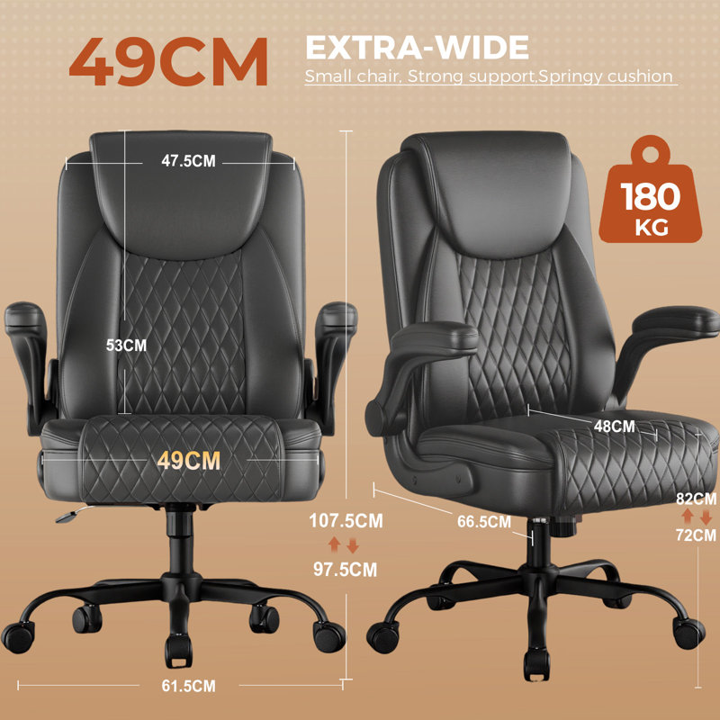 LUCKRACER Office Chair, Grey