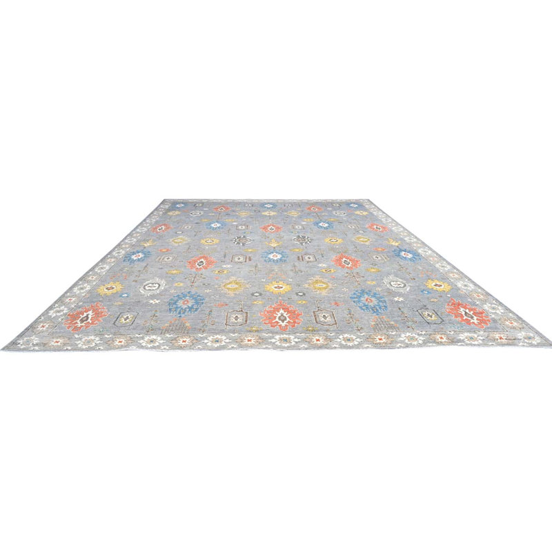 Oushak Collection, Transitional Hand Knotted Wool Moroccan Area Rug
