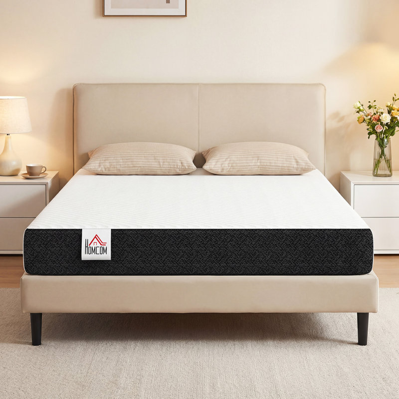 Matelas simple, matelas en mousse à mémoire de forme de 6 pouces dans une boîte, ferme moyenne, 6", Lit simple