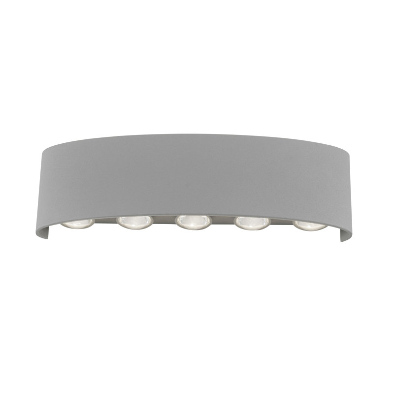 Cab Matte Black 25Cm H Hardwired Outdoor wall light with arm