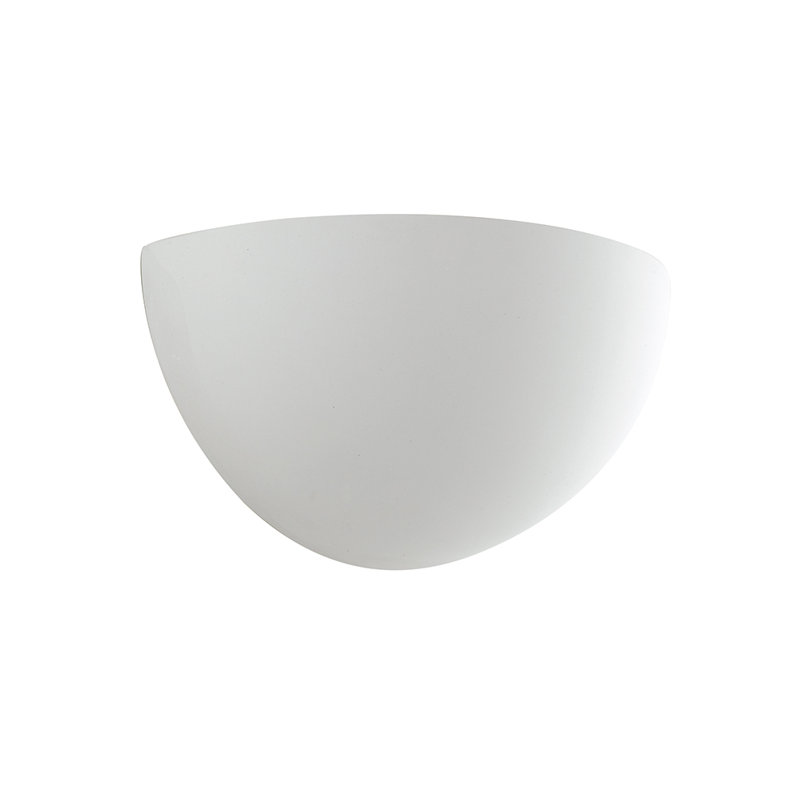 Pawelski Gypsum Uplighter, 25cm H x 125cm W x 125cm D, Beige