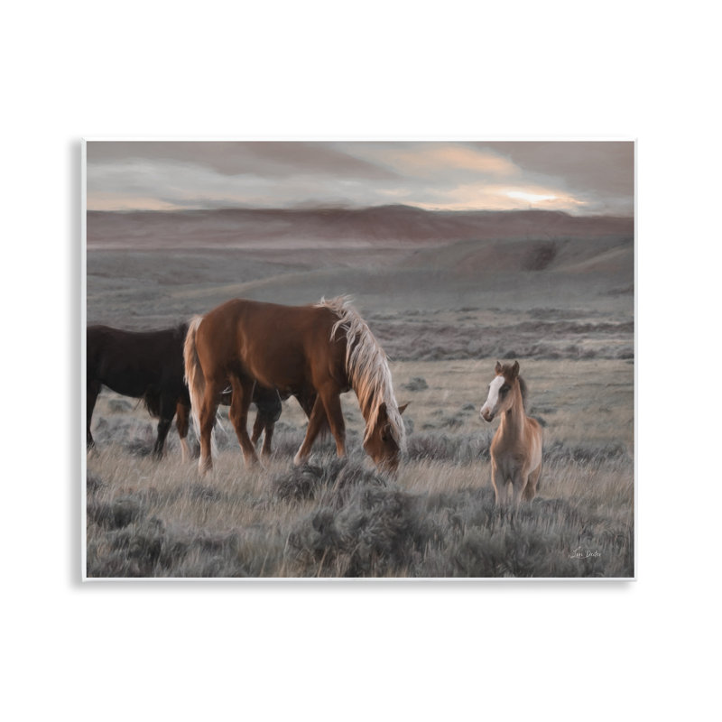Art mural, "Country Horses in Valley" par Lori Deiter