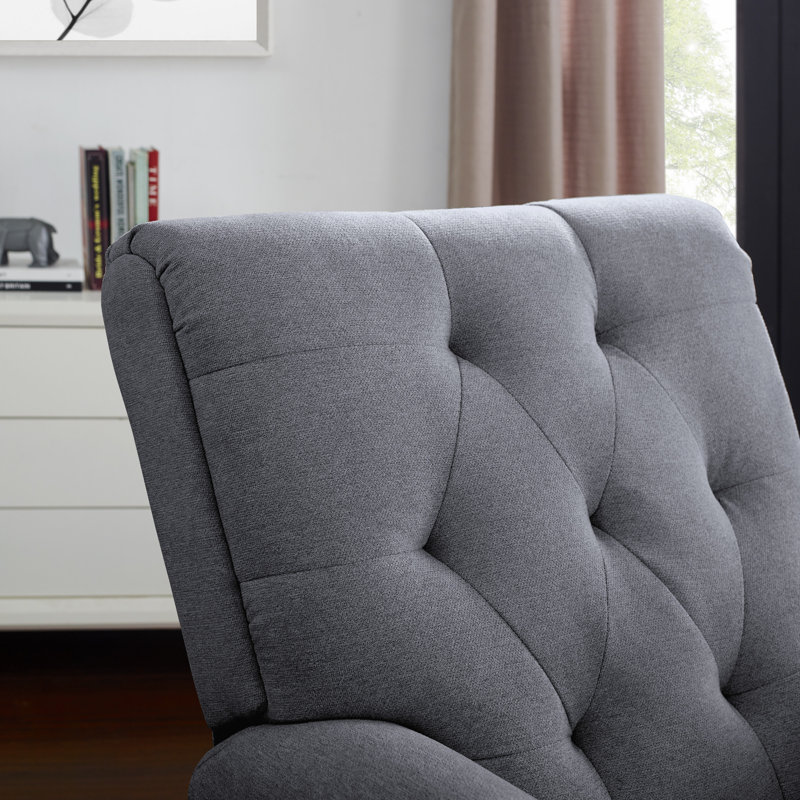 Fauteuil oscillant pivotant Coomer, Gris