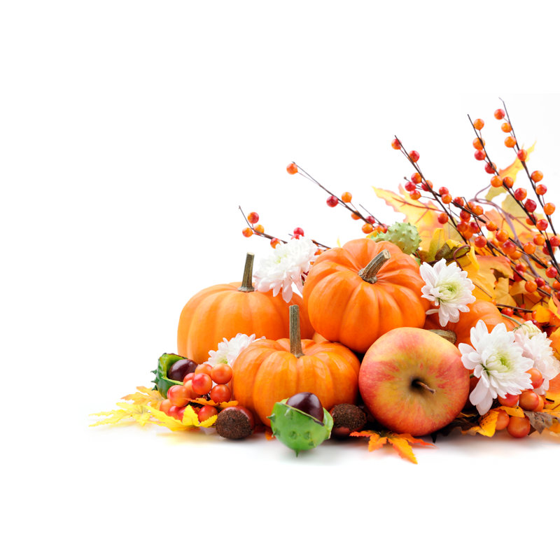 Autumn Decoration by Moncherie - No Frame Art Prints on Canvas, 20cm H x 30cm W