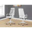 Chaise de bureau, hauteur réglable, pivotante, ergonomique, accoudoirs, bureau d'ordinateur, travail, filet, métal-975949769