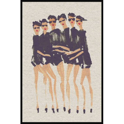 " Six Modèles II " Painting Print