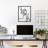 Stylish Decorative Metal Wall Accessory, Black, 19.7 x 15.7 inches | 100% Metal Construction, Thickness: 0.06 inches | Lightweight at 0.6 lbs | Perfect for Home Decor, Modern Aesthetic & Unique Touch