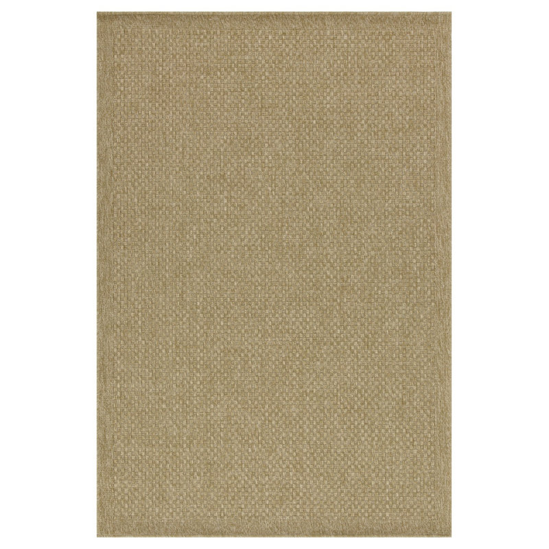 Escarcega WF_NTL1004 Jute/Jute 5'3" x 7'3" Indoor/Outdoor Area Rug, 5'3"x7'3"