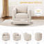 Fauteuil d'appoint pivotant à 360 ° de 29 po de largeur Modern Soft-1909154672