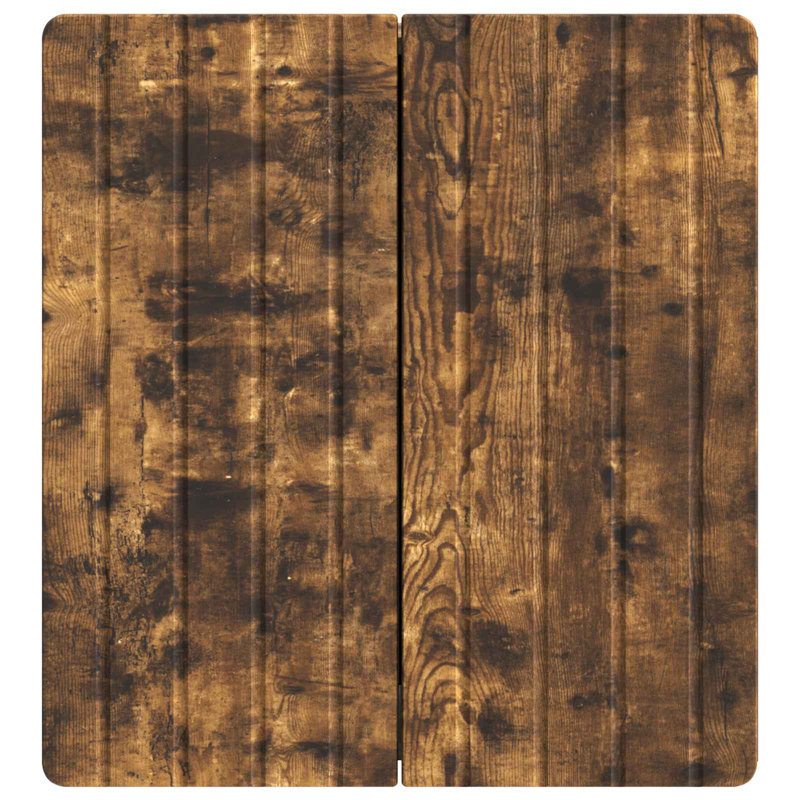 2 -Door Rectangle Accent Cabinet, Smoked Oak