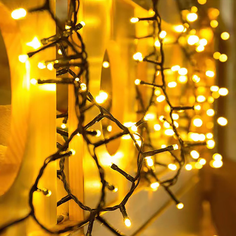 10000cm Solar Powered 800 - Bulb Cord String Light