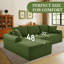 Canapé modulaire en forme de L Boneless-581205611