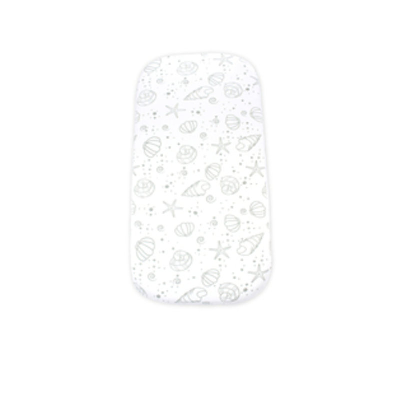 Farallones Floral Cotton Fitted Bassinet Sheet
