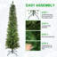 Arbre de Noël à crayon vert-1308504699