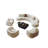 Semi-circular curved shaped movable corner sofa
