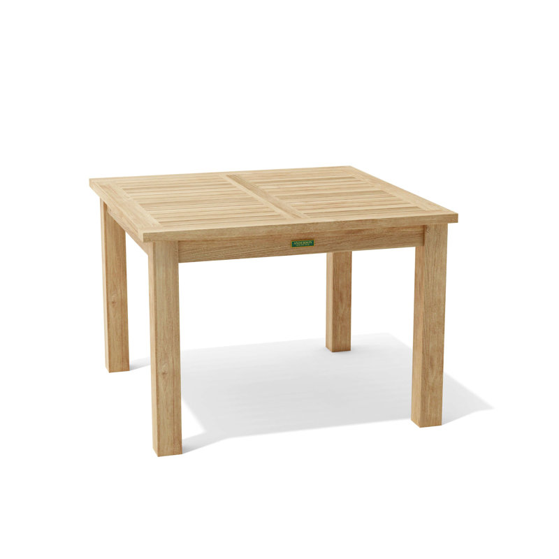 Arianie Outdoor Square Teak Coffee Table