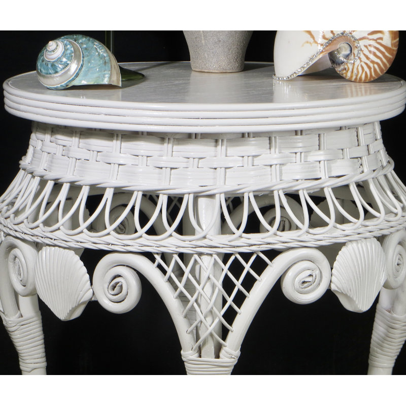 Searcy Tray Top End Table, White