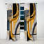 Rideau en velours moderne Glam Gold et Black Expression IV - obscurcissant - 1 panneau-107831617