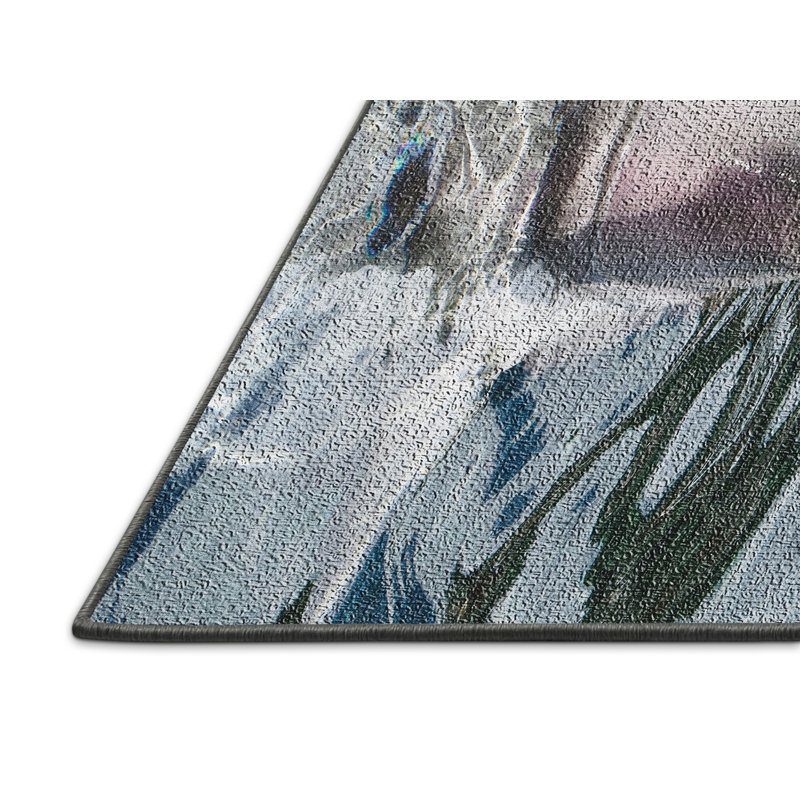 Tapis 3 zones grise dauphin, Rectangle 4 pi x 6 pi