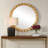  Haya Round Gold Mirror