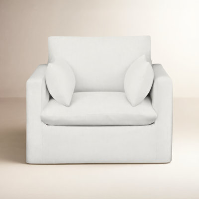 Luna Cotton Slipcovered Accent Chair