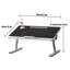 Hauteur et angle réglable Support pour ordinateur portable pour lit, table d'appoint pour plateau de lit, table d'ordinateur portable pliable légère pour canapé-lit, bureau pour adultes, enfants