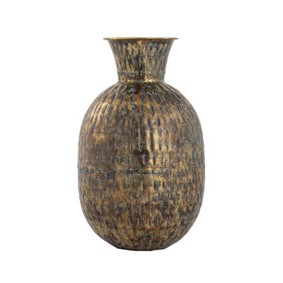 Vase Myrie - laiton rond patiné