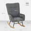 Teddy Velvet Rocking Chair