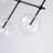 Anusca 7 - Glass Modern Orb Linear Chandelier-2088156050