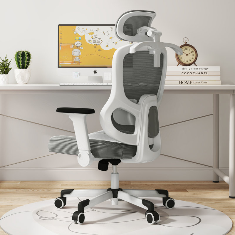 Fauteuil de bureau ergonomique Mawgan, Gris