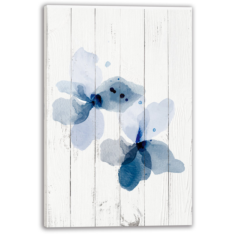 Art mural sur toile Serenity in Blue, H 12 po x l 16 po