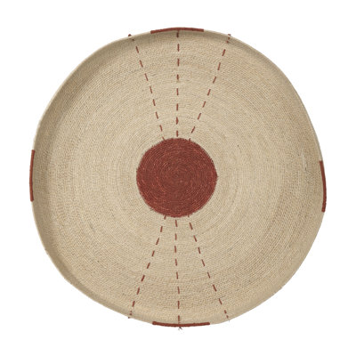 Sundial Seagrass Round Wall Art