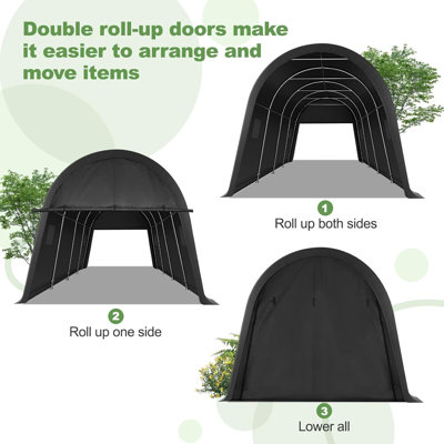 10x10 Carport Canopy Heavy Duty Portable Garage