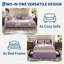Lit de jour simple mauve avec tiroirs de rangement, lit plateforme en velours pour chambre et chambre d'amis-1417572349