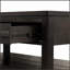 Élégante table de cocktail minimaliste de 48 po x 26 po x 20 po, parfaite pour les intérieurs modernes et peu encombrants.