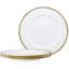 Ensemble de 4 grandes assiettes 11 "Noritake Haku